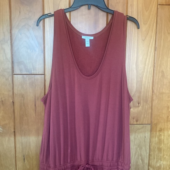 Daily Ritual Terry Sleeveless Scoopneck Jumpsuit - Picture 4 of 5